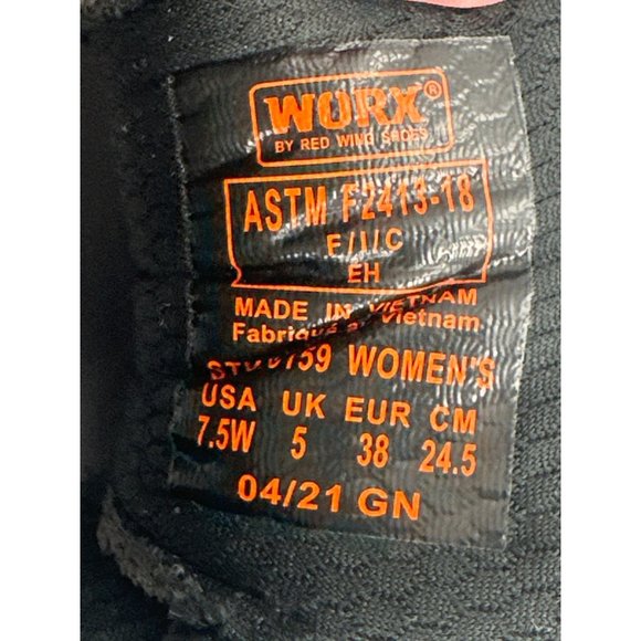 WORX Athletic Safety Steel Toe Shoes Womens 7.5W Grey Black NO INSOLE - Picture 11 of 11